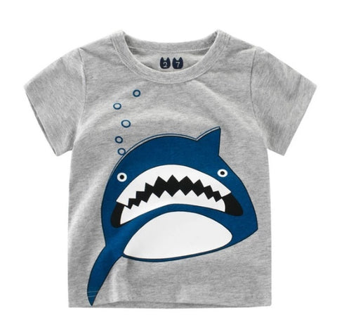 Korean Style Boys' Cotton T-Shirt – Summer Short Sleeve Korean Style Boys' Cotton T-Shirt – Summer Short Sleeve