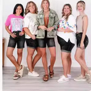 European And American Jeans Plus Size Women's Shorts European And American Jeans Plus Size Women's Shorts