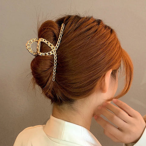 Trendy Metal Hair Claws – Geometric Star Hairpins & Hairgrips Trendy Metal Hair Claws – Geometric Star Hairpins & Hairgrips