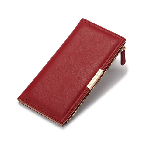 Women's Korean Long Zipper Wallet & Card Holder