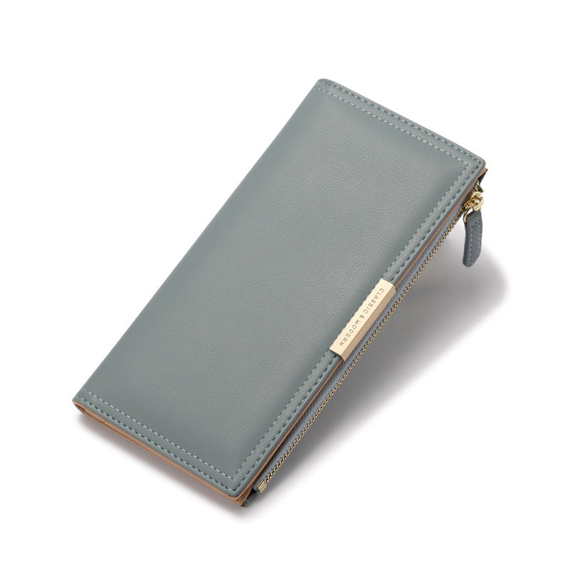 Women's Korean Long Zipper Wallet & Card Holder