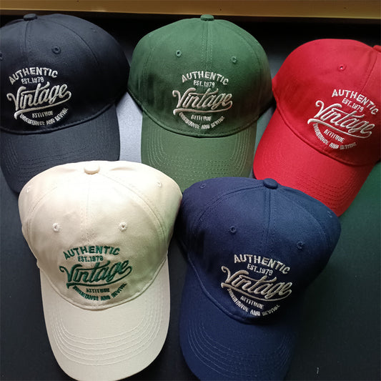 Men’s & Women’s Embroidered Baseball Cap – Streetwear Peaked Hat