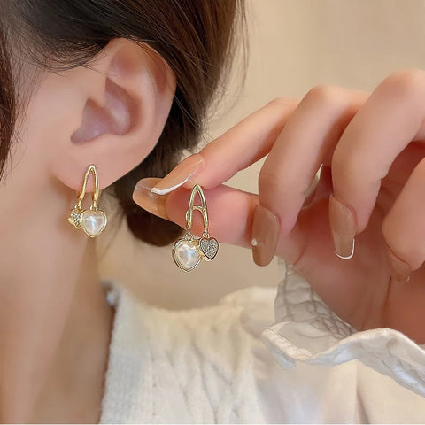 Luxury Zircon Earrings for Women – Butterfly & Flower Drop Style