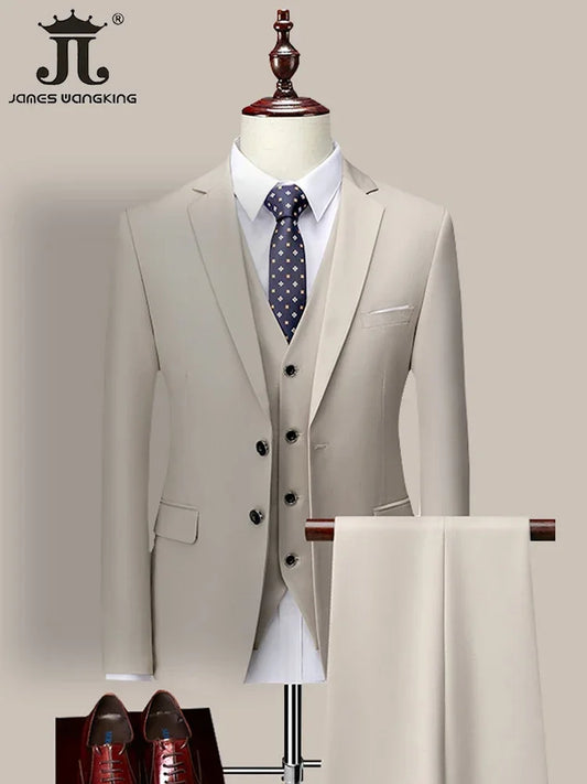 Men’s High-Quality Office Vest – Perfect for Weddings & Groomsmen