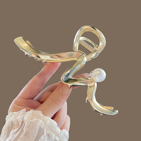 Trendy Metal Hair Claws – Geometric Star Hairpins & Hairgrips