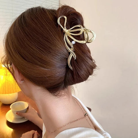 Trendy Metal Hair Claws – Geometric Star Hairpins & Hairgrips