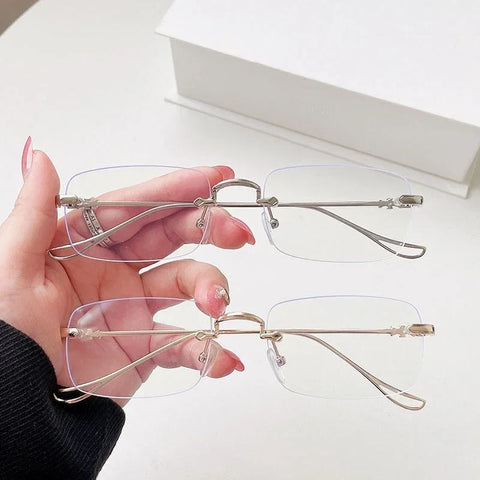 Lightweight Small Square Glasses – Near Sight Anti-Blue Light