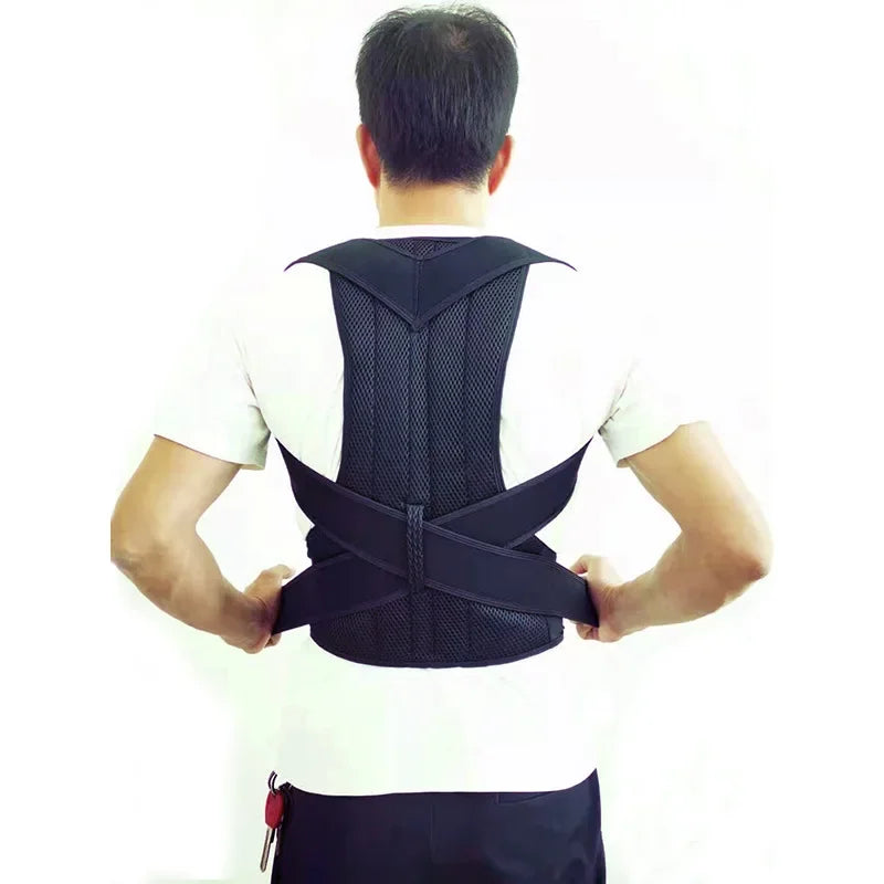 Posture Corrector Brace – Adjustable Back Trainer with Clavicle Support