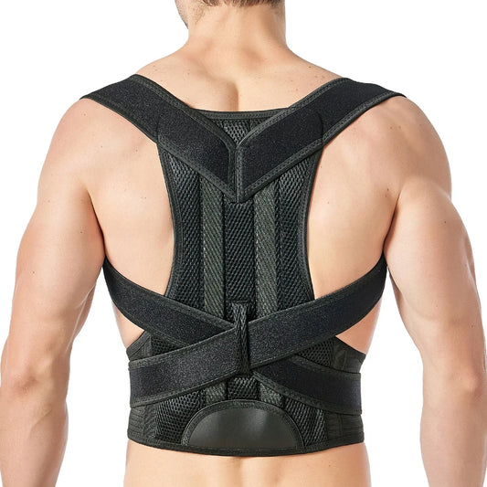 Posture Corrector Brace – Adjustable Back Trainer with Clavicle Support