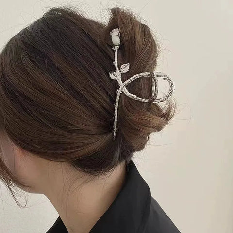 Trendy Metal Hair Claws – Geometric Star Hairpins & Hairgrips