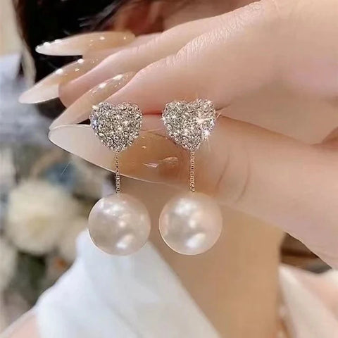 Luxury Zircon Earrings for Women – Butterfly & Flower Drop Style