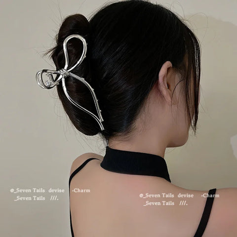 Trendy Metal Hair Claws – Geometric Star Hairpins & Hairgrips