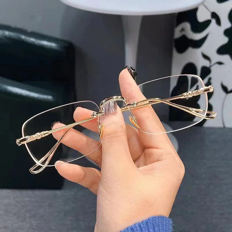 Lightweight Small Square Glasses – Near Sight Anti-Blue Light