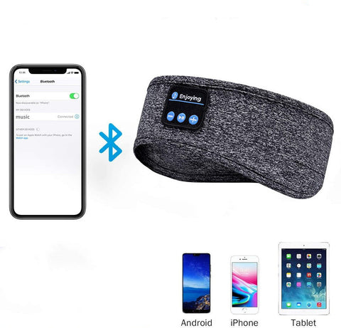 Eyes Sleep With Headphones Bluetooth, Support Insomnia.
